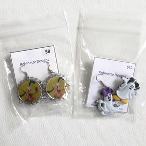 Two pairs! Disney Dangling Earrings